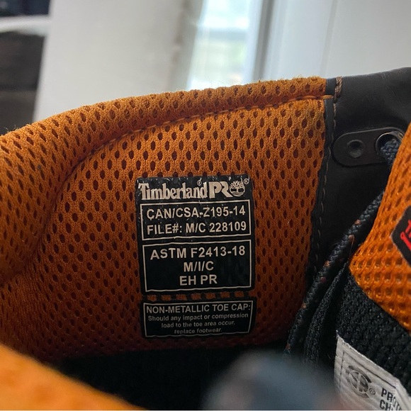 Timberland Pro Mens Boondock 8" Comp Toe Waterproof Work Boots Size 10 W Brown - Picture 14 of 16